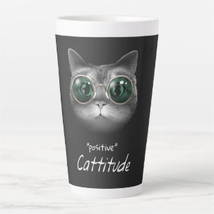 Taza De Café Latte Cattitude Latte Mug