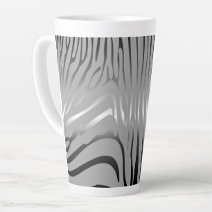 Taza De Café Latte Cebra de Zesty