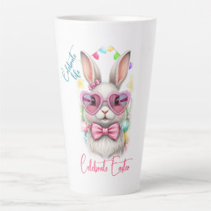 Taza De Café Latte Celebra la vida Celebra la Pascua