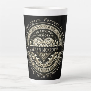 Taza De Café Latte Celebración conmemorativa de la vida