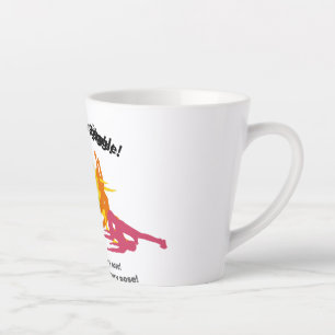 Taza De Café Latte Celebración del Día Internacional del Yoga Infanti