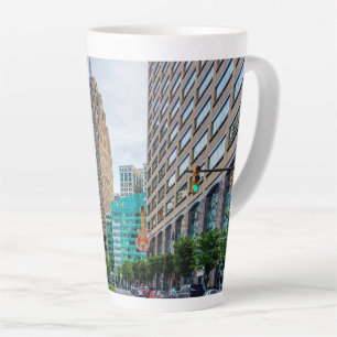 Taza De Café Latte Centro de Detroit