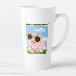 Taza De Café Latte cerdo de cita - picante en la frescura