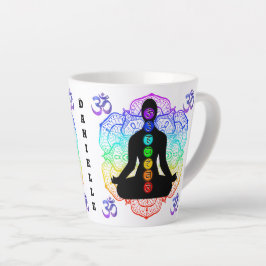 Taza De Café Latte Chakra Ohm Yogi Zen Mug
