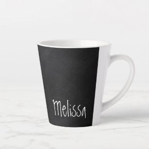 Taza De Café Latte Chalkboard personalizado