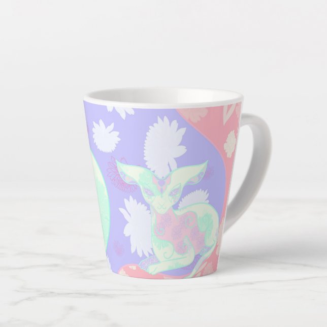 Taza De Café Latte Chamalion (Ángulo derecho)