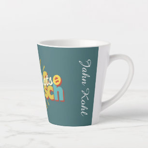 Taza De Café Latte Charla de café estética Tradiciones alemanas