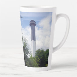 Taza De Café Latte Charleston Lighthouse latte mug