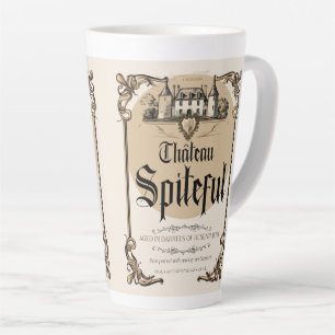 Taza De Café Latte Château Spiteful - De edad en barricas de resentim