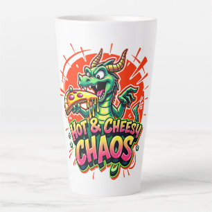 Taza De Café Latte Cheesy Dragon Delight
