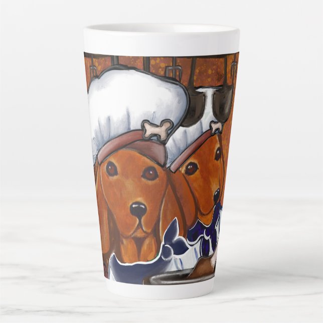 TAZA DE CAFÉ LATTE CHEF DOXIES (Anverso)