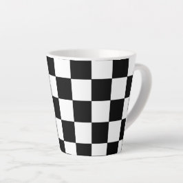 Taza De Café Latte Chequeros "Diner de los años 50"