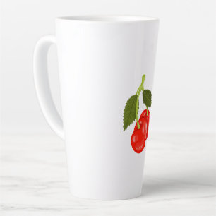 Taza De Café Latte Cherries
