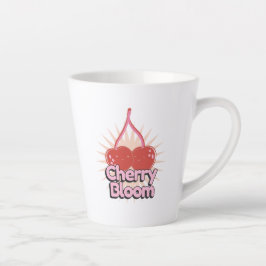 Taza De Café Latte Cherry Bloom