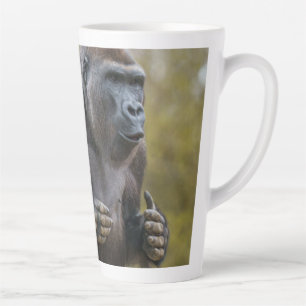 Taza De Café Latte Chest Beating Gorilla Trinket Tray