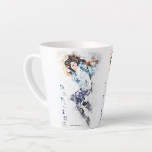 Taza De Café Latte Chica bailarín 2