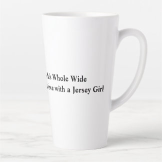 Taza De Café Latte Chica de Jersey Mug