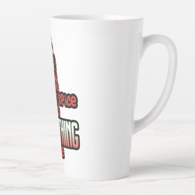 Taza De Café Latte Chica negro de calabaza Melanin Sista (Derecha)