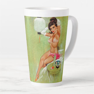 Taza De Café Latte chica Sexy Retro Pin up