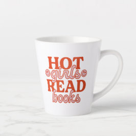 Taza De Café Latte Chicas Calientes Leen Libros