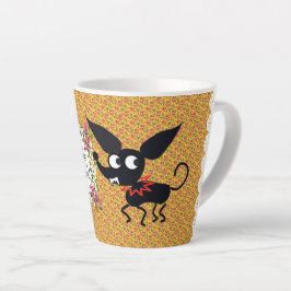 Taza De Café Latte CHIHUAHUA DOG CARAMBA PERSONALIZADO MEXICANA Latte