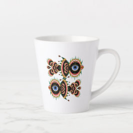 Taza De Café Latte Chimera - Fish Bird Latte Mug