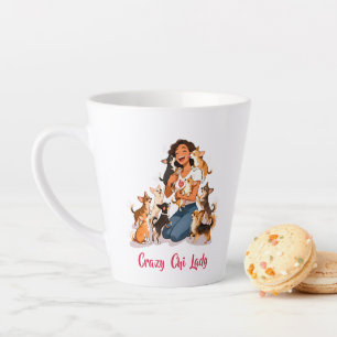 Taza De Café Latte Chimigos - La loca de Chi - Chihuahua