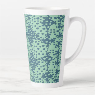 Taza De Café Latte Chispas de rosetas