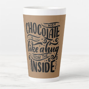 Taza De Café Latte Chocolate caliente