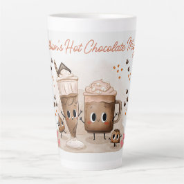 Taza De Café Latte Chocolate caliente personalizado lindo