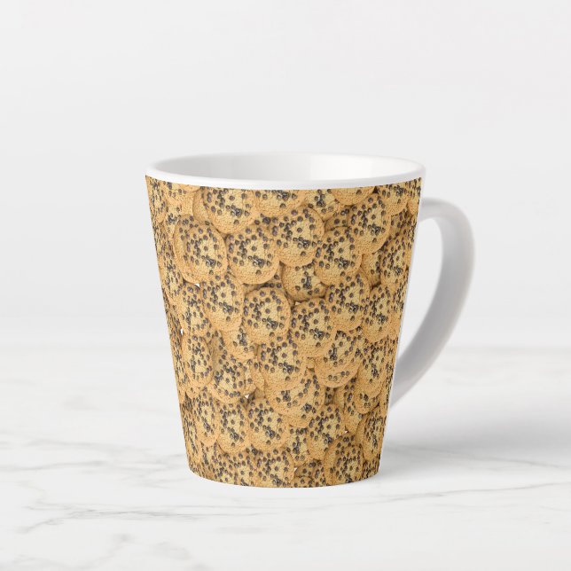 Taza De Café Latte Chocolate Chip Cookie Comfort Mug (Ángulo derecho)