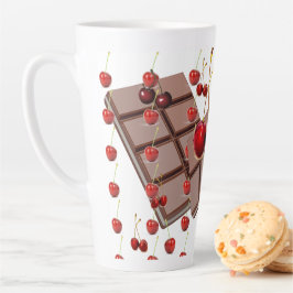 Taza De Café Latte Chocolate dulce