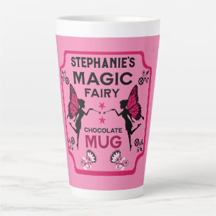Taza De Café Latte Chocolate mágico Princesa de hadas