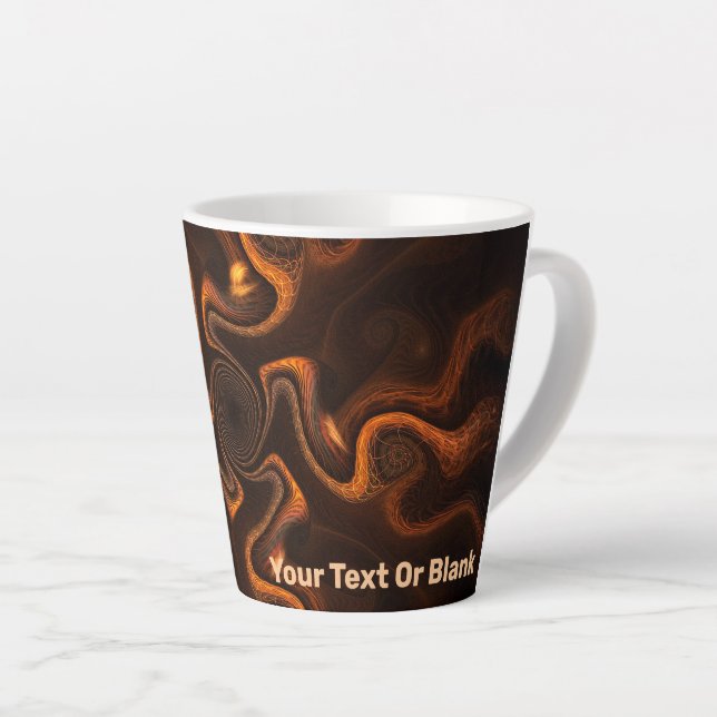Taza De Café Latte Chocolate mexicano (Ángulo derecho)