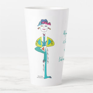 Taza De Café Latte 'Chris' - Alineación es clave para el cierre de yo