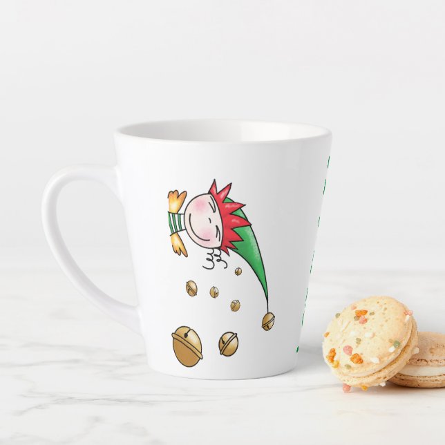 Taza De Café Latte Chrismas Mug Weihnachten Kaffeetasse Comic  (In situ)