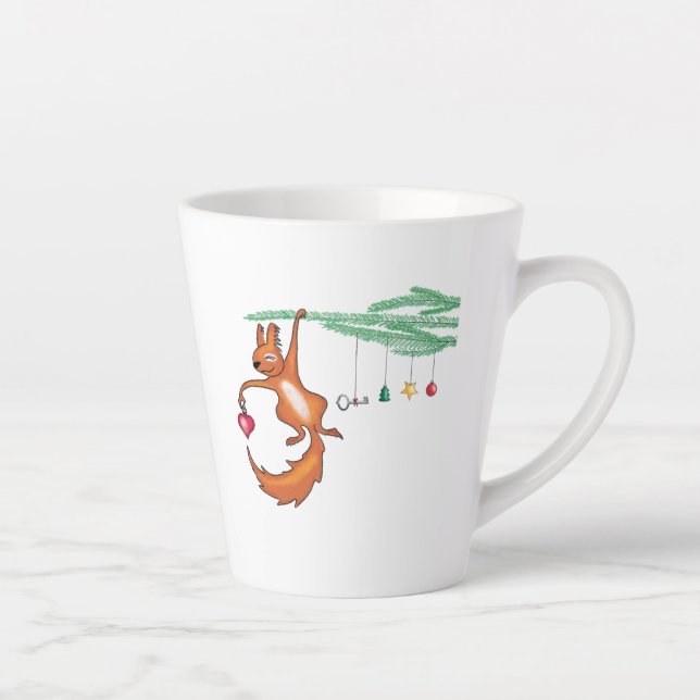 Taza De Café Latte Chrismas Mug Weihnachten Kaffeetasse Comic  (Derecha)
