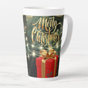 Taza De Café Latte chrismast style latte mug