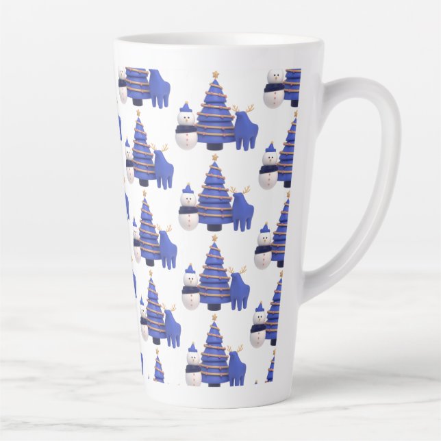 Taza De Café Latte chrismast style latte mug (Derecha)
