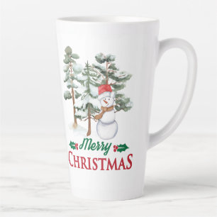 Taza De Café Latte chrismast style latte mug