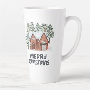 Taza De Café Latte chrismast style latte mug