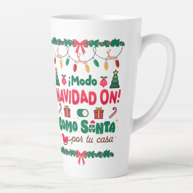 Taza De Café Latte chrismast style latte mug (Derecha)