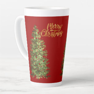 Taza De Café Latte chrismast style latte mug