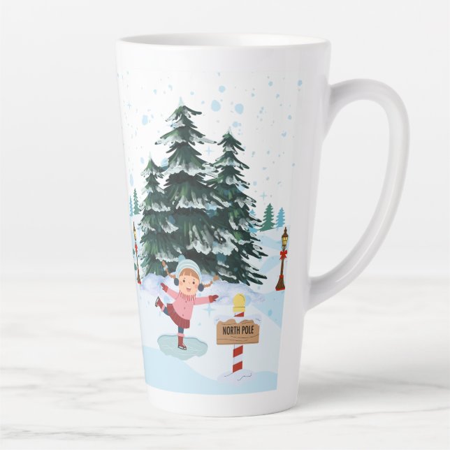 Taza De Café Latte chrismast style latte mug (Derecha)