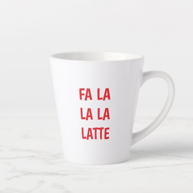 Taza De Café Latte Christmas Latte Mug (Derecha)