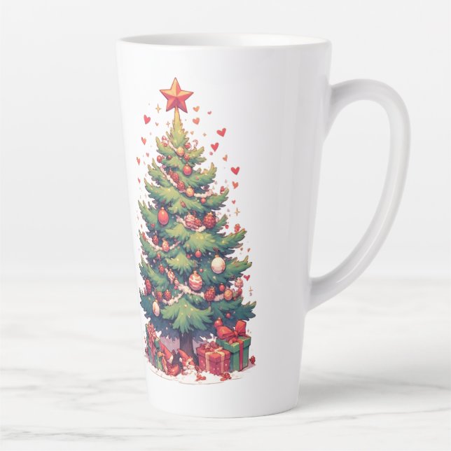 Taza De Café Latte Christmas, New Year, Santa Claus (Derecha)