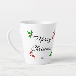 Taza De Café Latte Christmas Wishes Small Latte Mug