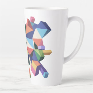 Taza De Café Latte Chromatic Fragment Field