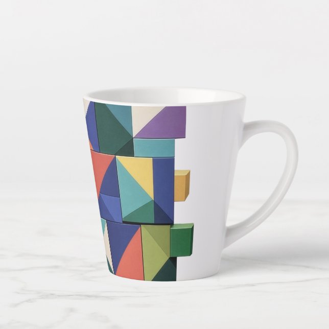 Taza De Café Latte Chromatic Structure (Derecha)