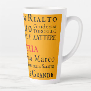 Taza De Café Latte ¡Ciao Venezia!